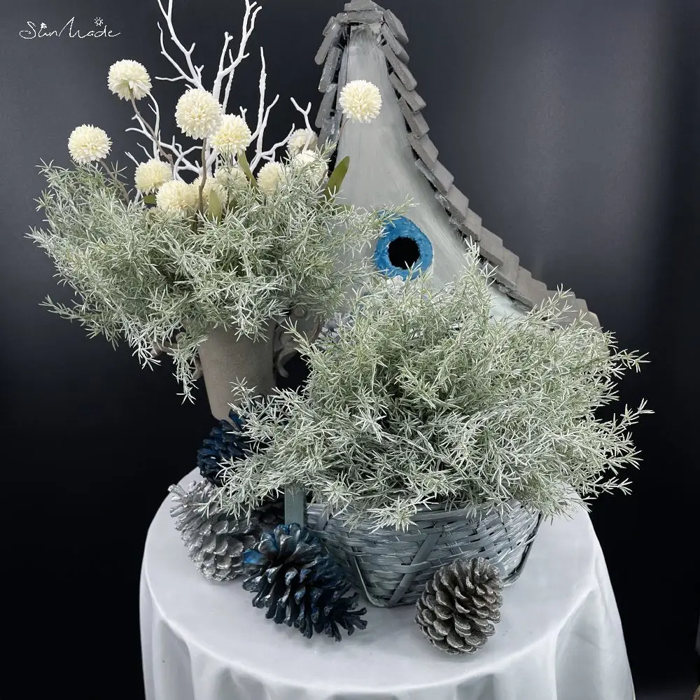 SunMade игольчатая сосновая трава эвкалипт пластиковые искусственные растения