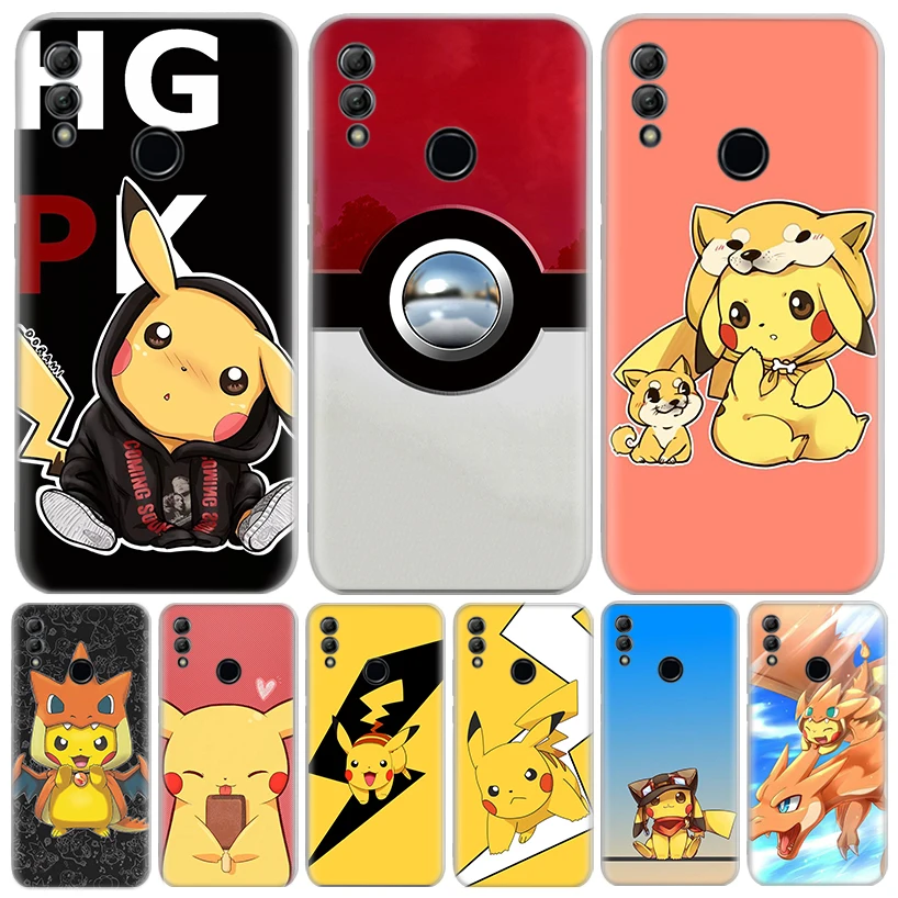 Чехол для телефона с изображением Пикачу покемона Huawei P Smart Z Y5 Y6 Y7 Y9S 2019 Honor 10 Lite 8A Pro