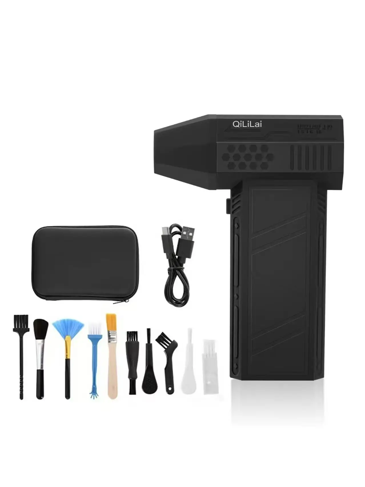 Мини-мощный воздуходувка 150000 RPM 52 м/с бесщеточный двигатель портативный