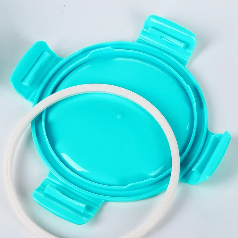 Multi-piece glass fresh-keeping box High temperature lunch Microwave oven special bowl with lid