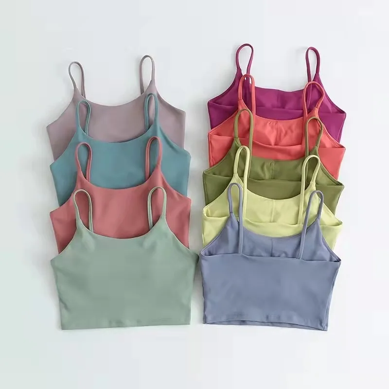 

26 Colors Sport Yoga Bras Women Strap Beauty Back Underwear Sexy Push Up Running Fitness Sling Bra Breathable Quick Dry Gym Top