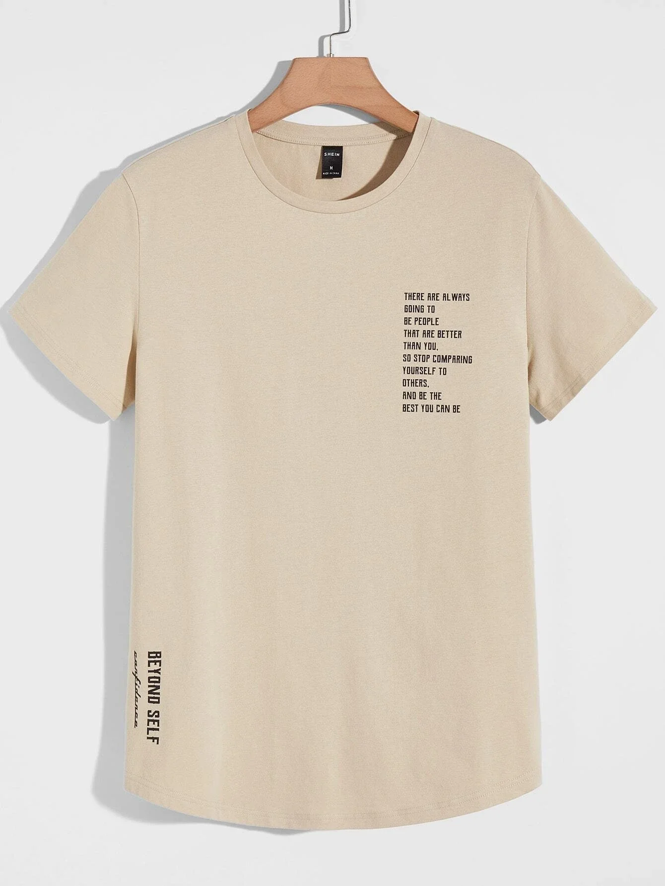 

Men Slogan Graphic Tee