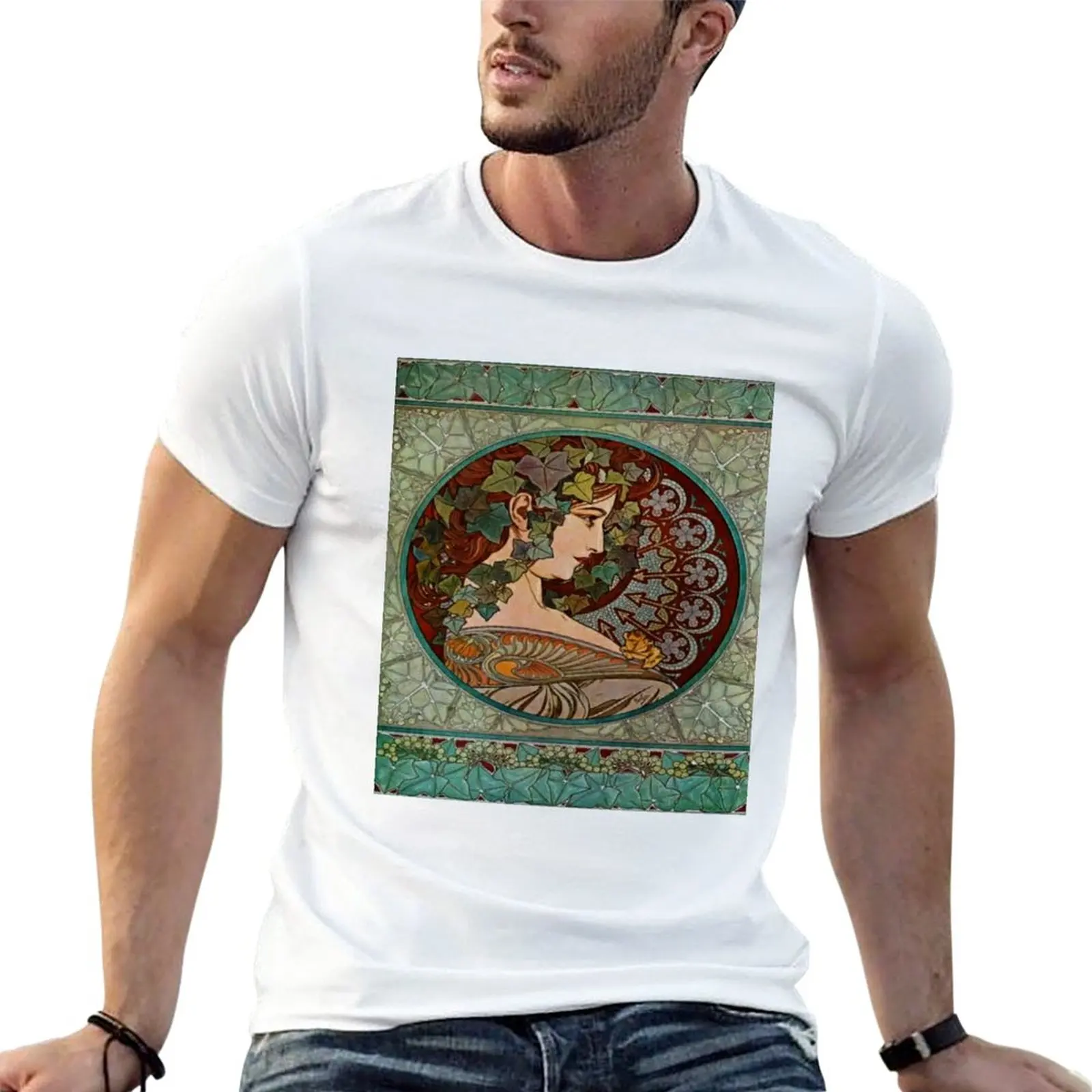 Мужская футболка Alphonse Fly-lvy большого размера 1860 - 1939