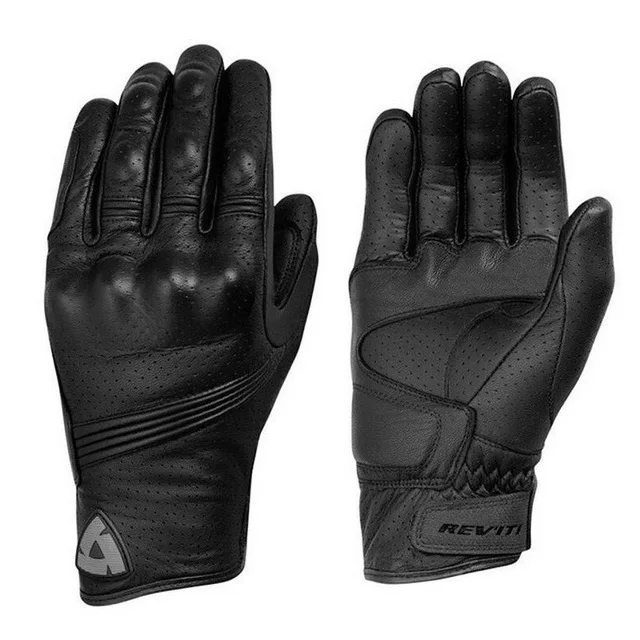 REVIT Touch Screen Gloves Mens Motorcycle ATV Cycling Motorbike Genuine Leather Gants Full Finger Breathable Four Seasons