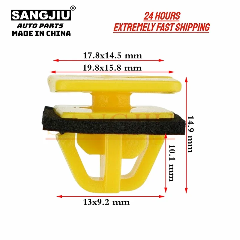 

20 шт., зажимы для качающейся панели с герметиком, совместимые с Hyundai Elantra Sonata 87758-3D000