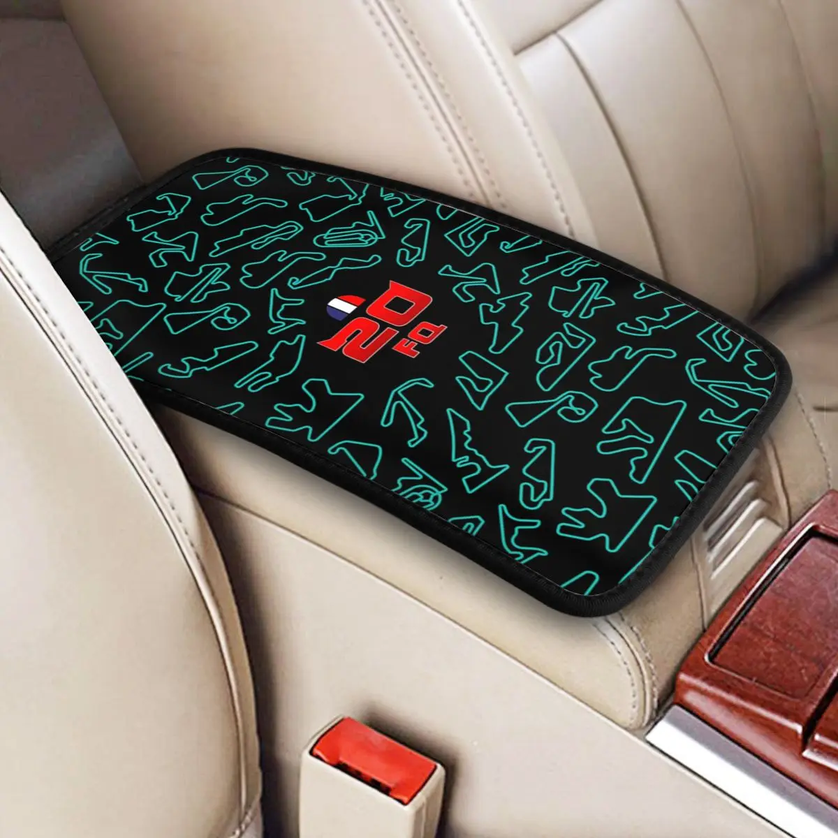 

Custom Armrest Cover for Car Fabio Quartararo Center Console Box Pad