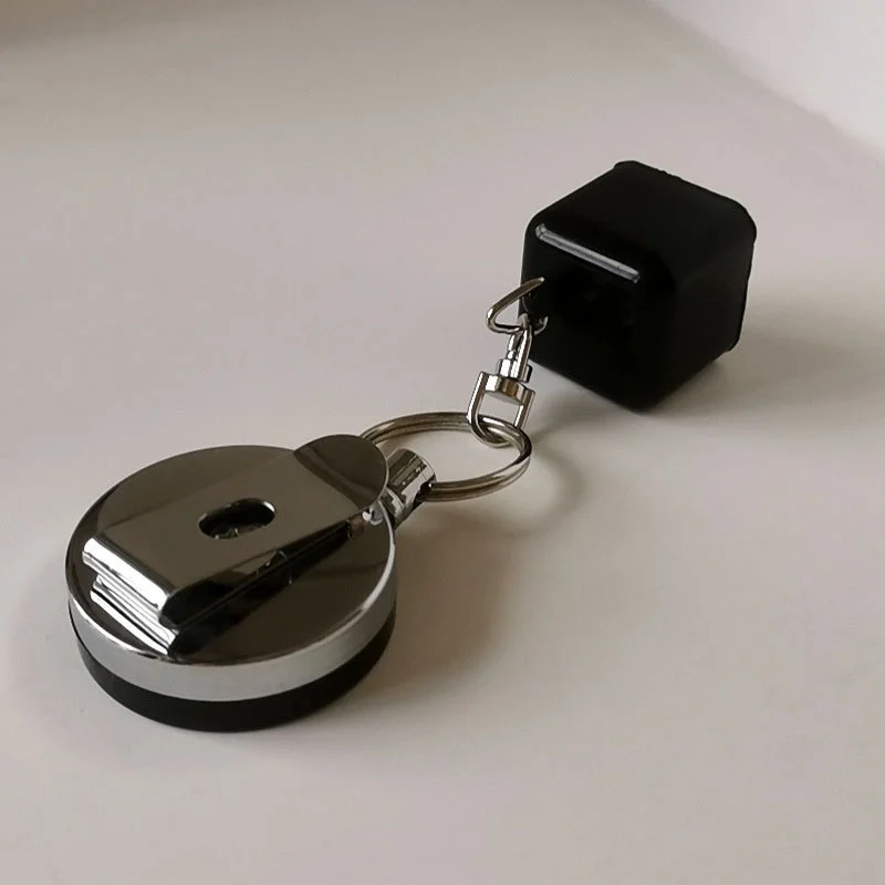 

Retractable Billiards Snooker Pool Cue Chalk Holder Retractable Drawing Belt Clip Billiards Chalk Holder Fits Standard Size