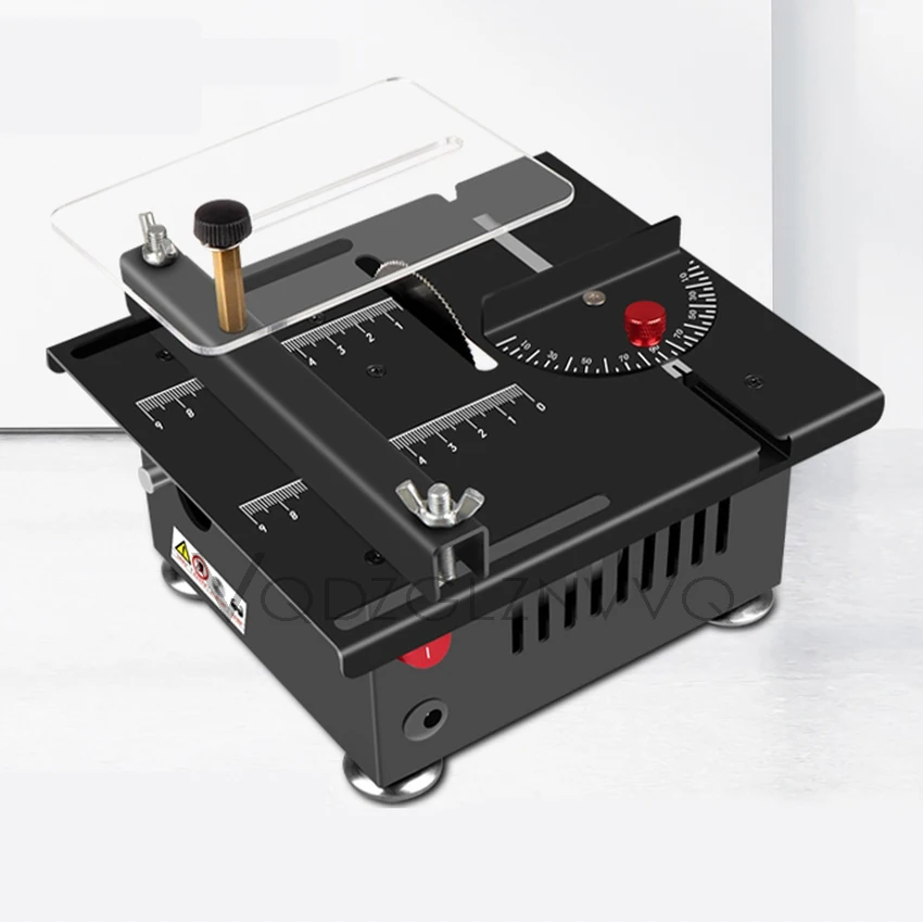 

Multifunctional Table Saw Machine 12V-24V Mini DIY Woodworking Jade Cutting Saw Machine Mini Precision Desktop Sawing Machine