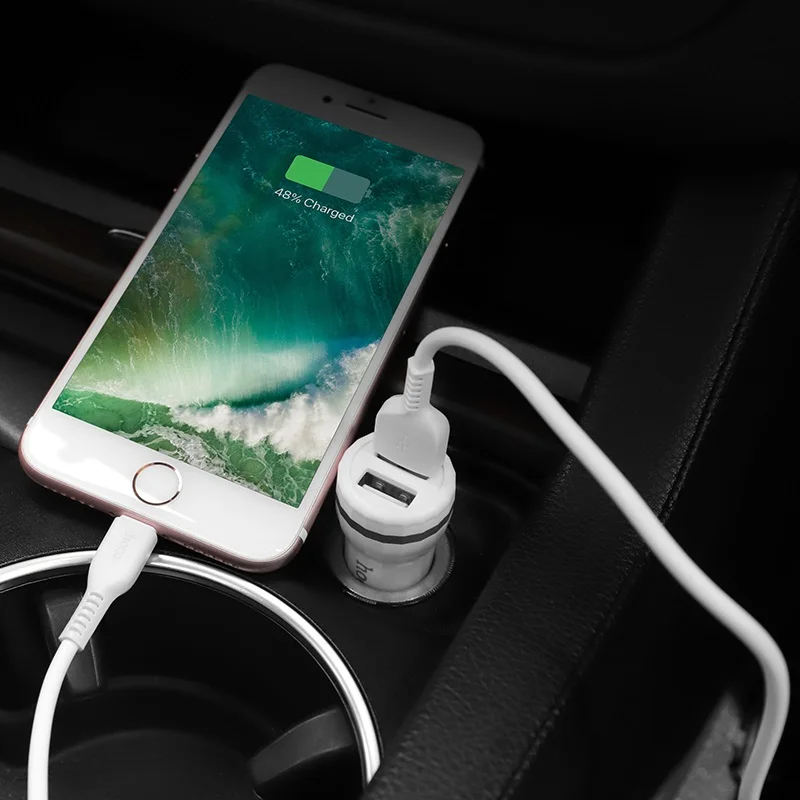 АЗУ 2USB 2 4A для Apple 8-pin Hoco Z27 | Мобильные телефоны и аксессуары