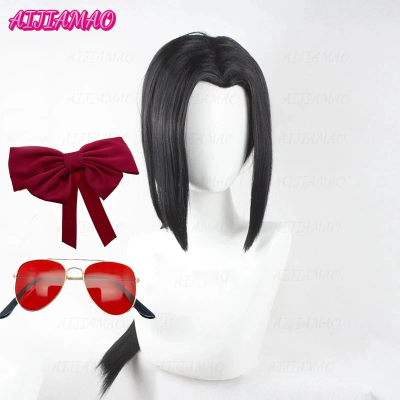 

Anime Nico Robin Cosplay Wig Women Black Long Wigs Cosplay Nico Wig Heat Resistant Miss Allsunday+wig cap