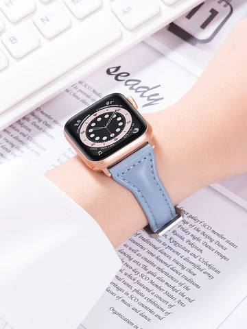 Кожаный ремешок CRESTED для Apple Watch