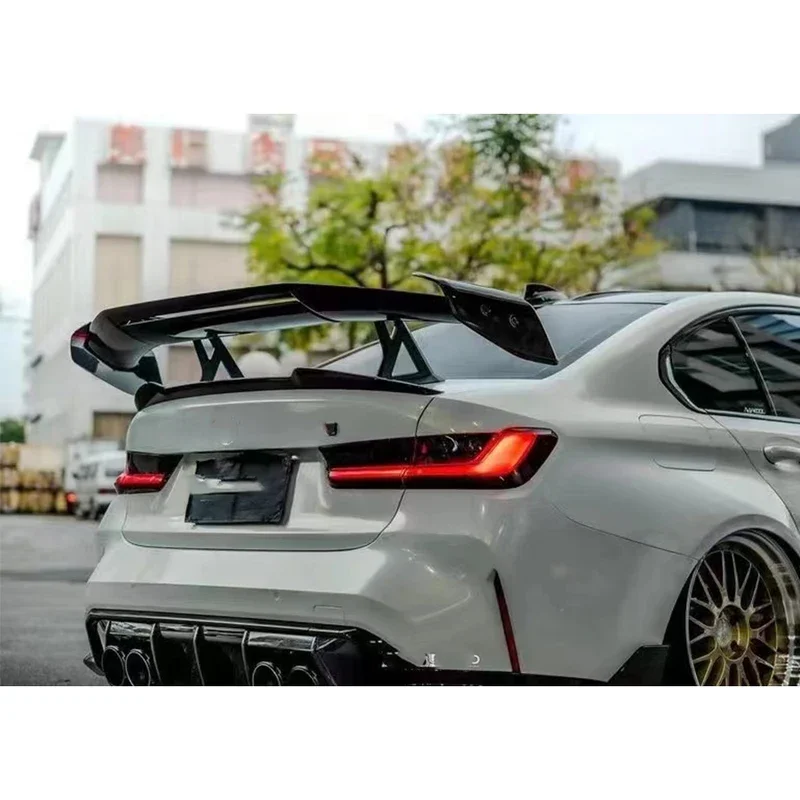 Для BMW M3 M4 F80 F82 F83 G80 G82 Хвостовые плавники из углеродного волокна Задний спойлер