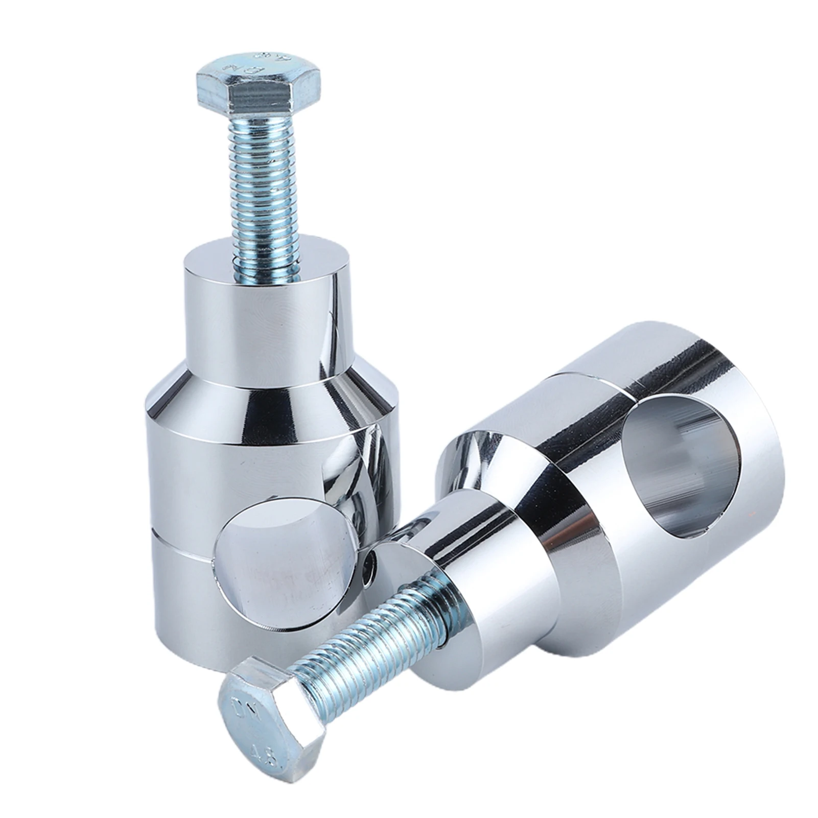 

Universal Circular Handlebar Riser Bracket Mount Clamp Motorcycle Parts 25mm/1.0inChrome Plating 25mm