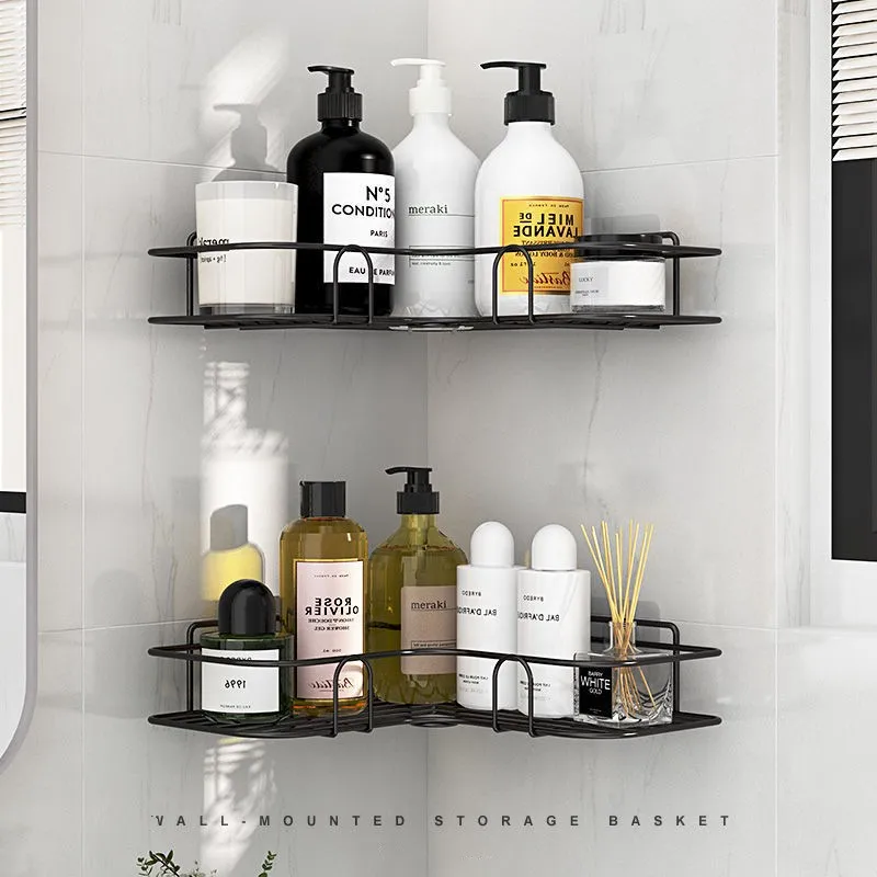 

2023 Shower Storage Rack Bathroom Shelves Shampoo Storage Holder Bathroom Accessories Sets Kitchen Organizer Rack --------