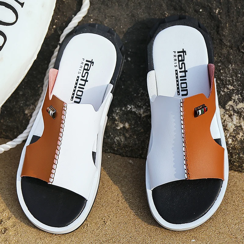 

2023 Summer Men Shoes Sandals Original Comfortable Slip-on Casual Sandal Fashion Shoes Men Slippers Zapatillas Hombre Size 38-47