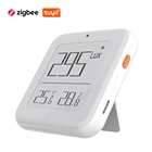 Tuya ZigBee цифровой WiFi измеритель температуры кондиционер контроллер для гостиной датчик влажности домашние интеллектуальные принадлежности