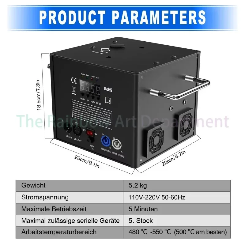 700 Вт машина для холодных искр DMX фейерверков подвесные холодные бенгальские огни