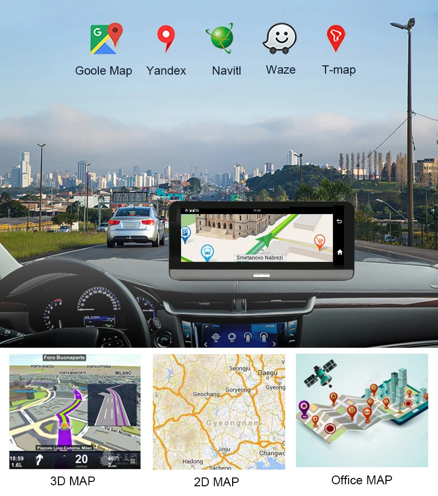 Автомобильный GPS-навигатор 7 84 дюйма 4G 2 + 32 ГБ Android 8 1 |