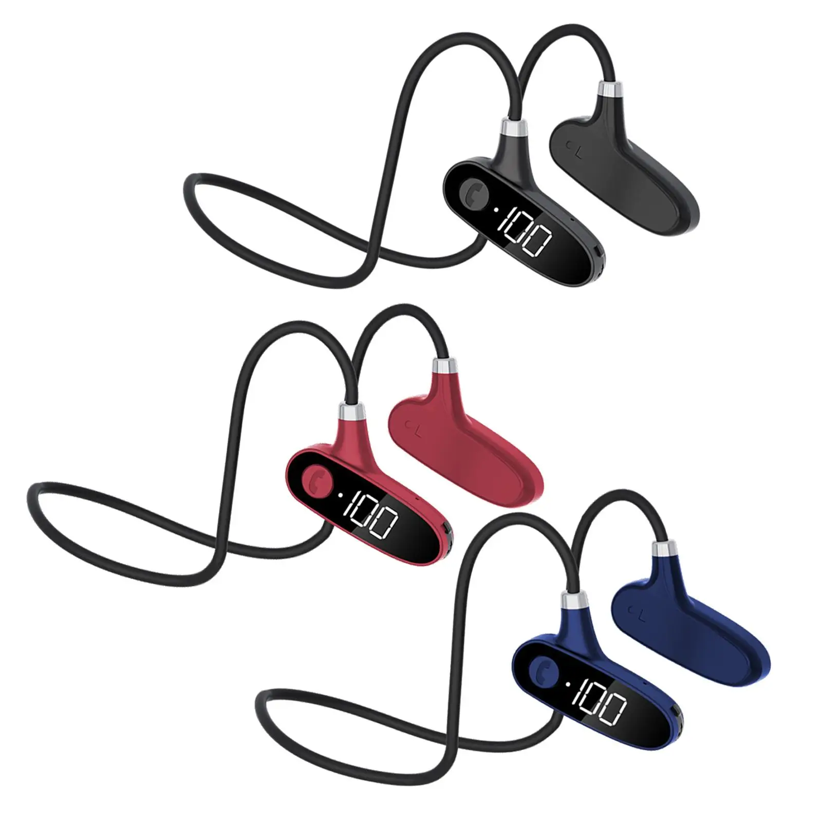 

Спортивные наушники с костной проводимостью, наушники-вкладыши Bluetooth, встроенный микрофон