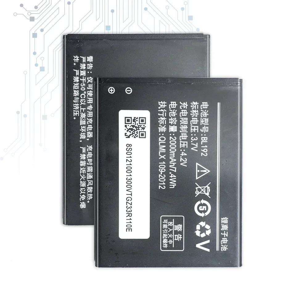 Новый аккумулятор 2000 мАч BL192 для Lenovo A328 A328T A526 A750 A529 A560 A680 A590 A300 A388T A505E