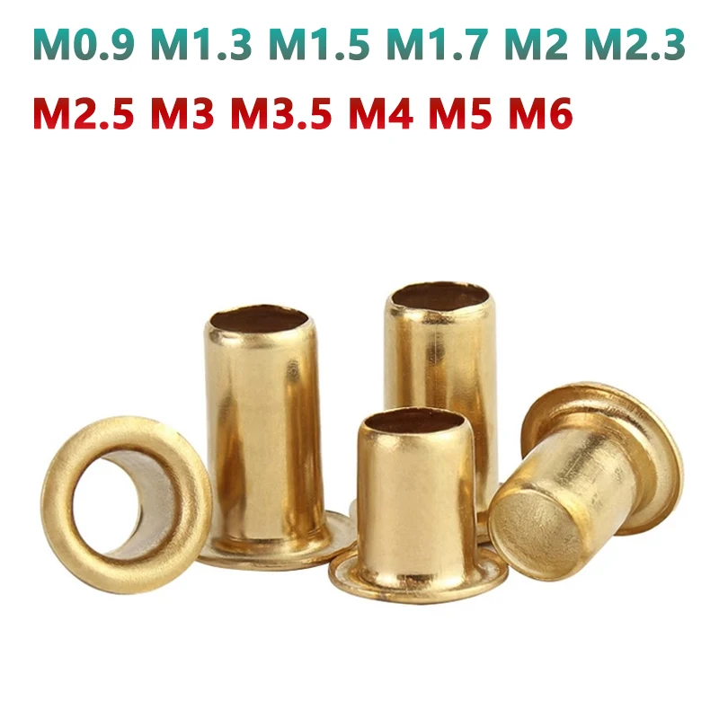 

M0.9 M1.3 M1.5 M1.7 M2 M2.3 M2.5 M3 M3.5 M4 M5 M6 Латунные люверсы Полая заклепка Гайка Сквозные втулки Трубчатые