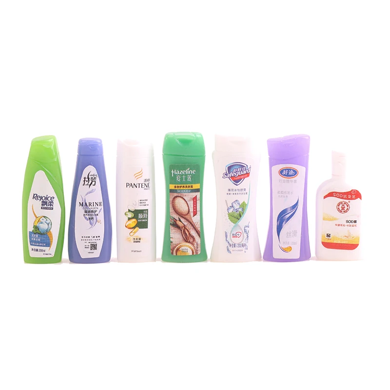 

10Pcs 1:12 Dollhouse Bathroom Supplies Shampoo Wash Model For Doll House Decor