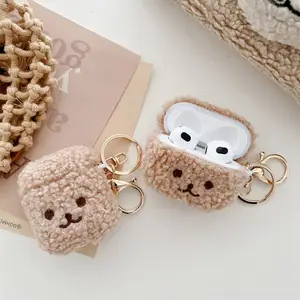  Pujuyeka Leather Luxury Case for AirPods 3rd Generation 2021  with Keychain,Designer Plaid Cute Airpod Charging Case Cover Aesthetic  Lockable Protective Air Pod Skin Cover (AirPod 3rd Gen 2021 Beige) :  Electronics