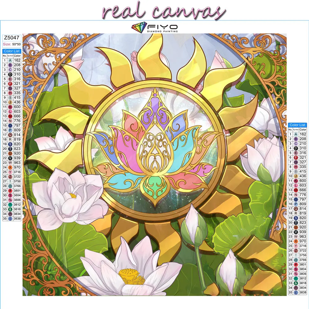 

Алмазная 5D картина «сделай сам», мозаика с изображением солнца, лотоса, полная Алмазная вышивка стразы, Набор для вышивки крестиком, домашне...