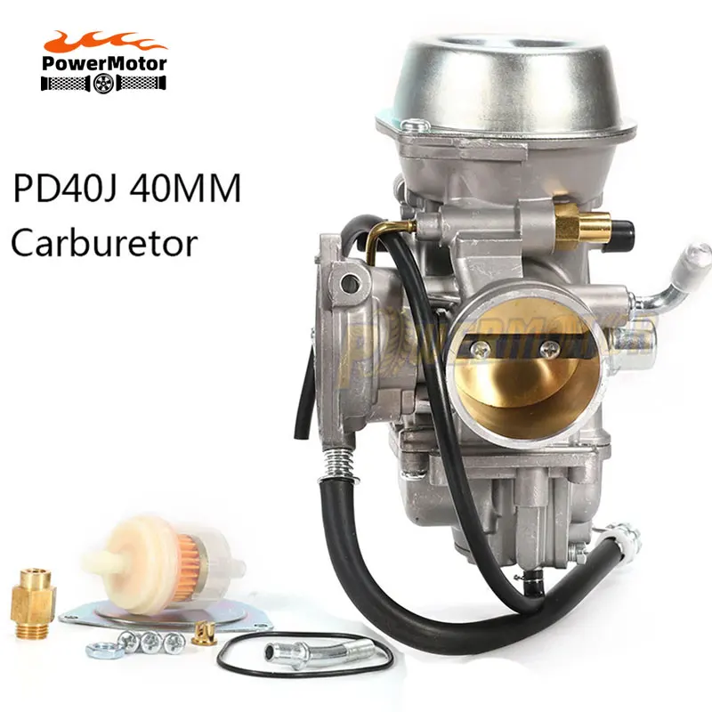 

Motorcycle 40mm PD40J 4 Stroke Carburetor Vacuum Carburetor Case ATV Quad Carb For POLARIS SCRAMBLER 500 4X4 SPORTSMAN 500 Worke