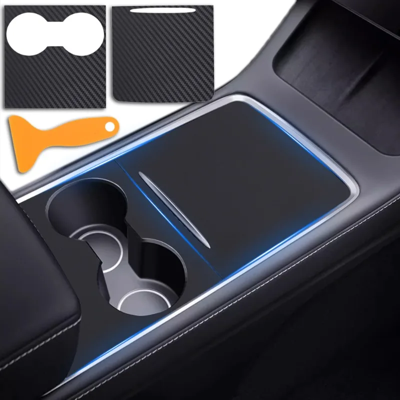 Защитная пленка для центрального контроллера Tesla Model 3 Y PU TPU углеродное волокно