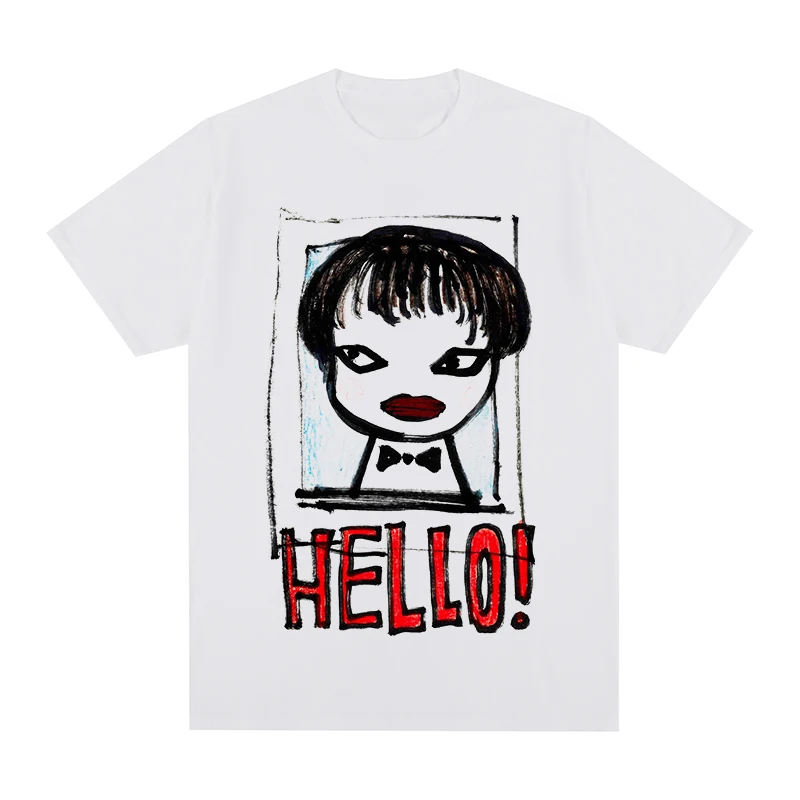 

Yoshitomo Nara hello Summer t-shirt Cotton Men T shirt New TEE TSHIRT Womens