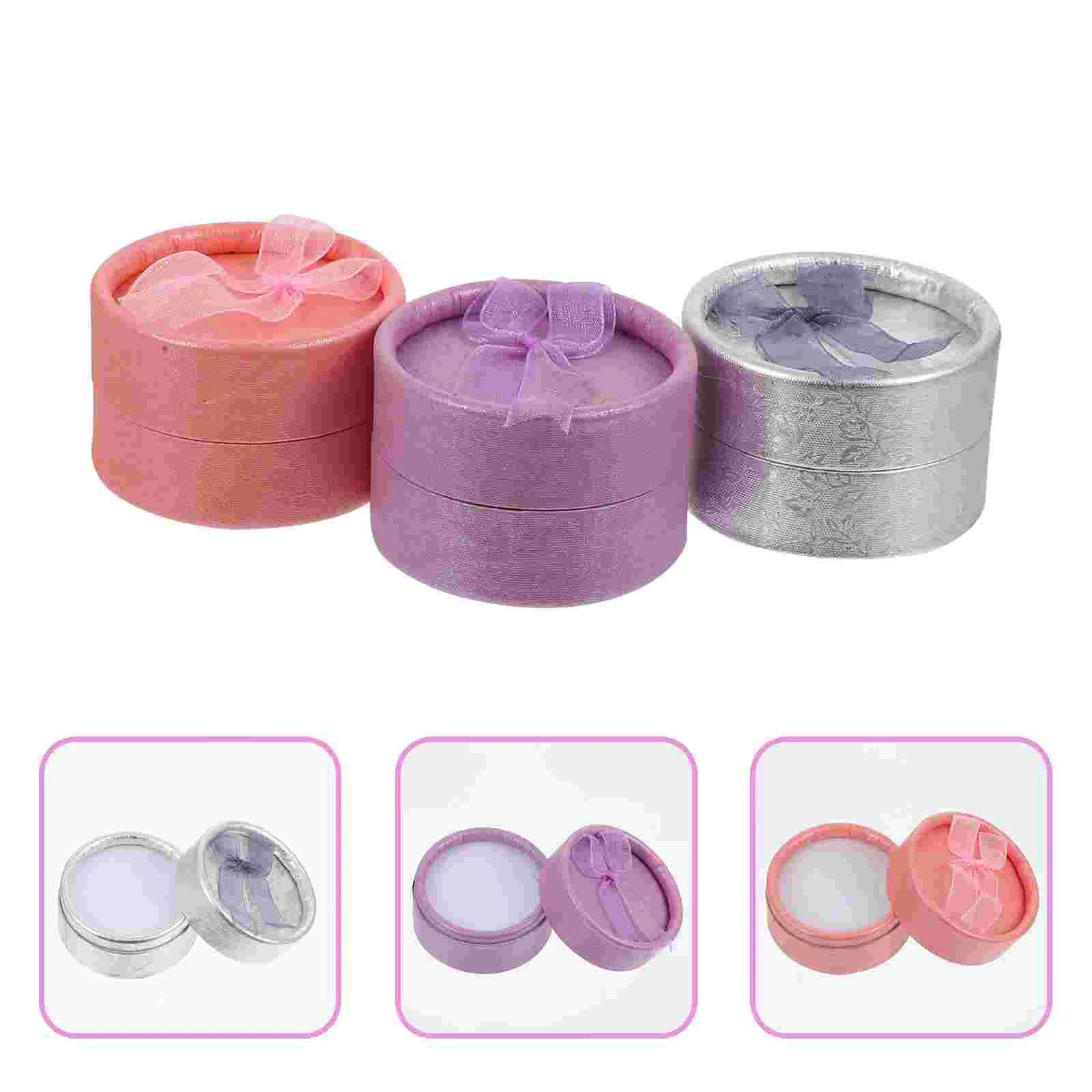 

Box Ring Jewelry Case Storage Gift Earring Proposal Bearer Holder Personalised Container Empty Engagement Boxes Portable