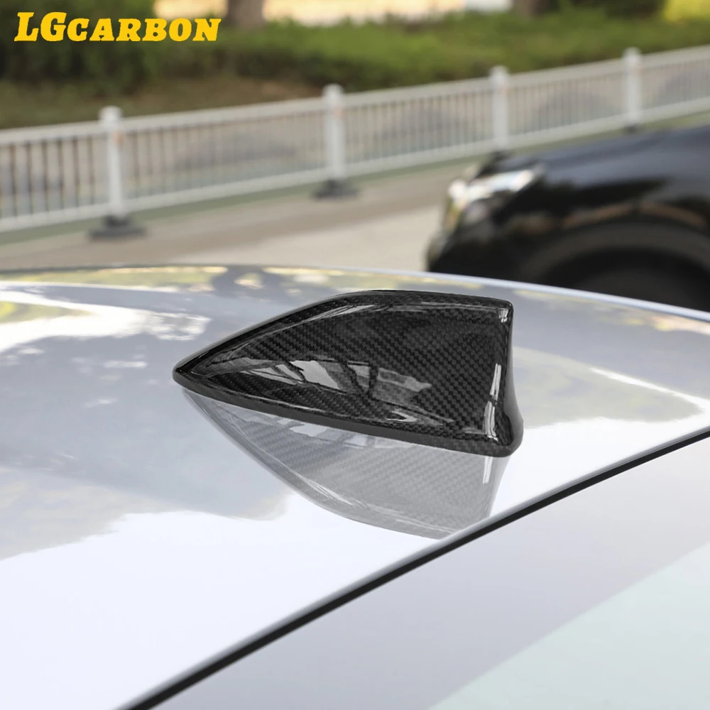 Автомобильная антенна из углеродного волокна LGcarbon крышка антенны отделка FM AM