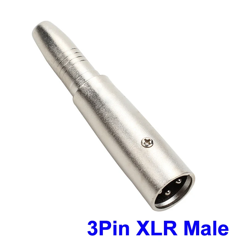 

1 шт., 6,35 мм, гнездо на 3-контактный разъем XLR «папа/мама», 6,35 6,5 мм, стереомикрофон, аудиоадаптер, разъем-конвертер