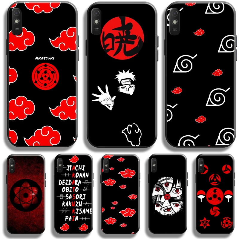 

Akatsuki Uchiha Itachi Sharingan For Xiaomi Redmi 9A Phone Case Redmi 9AT Case Carcasa Silicone Cover Black Coque