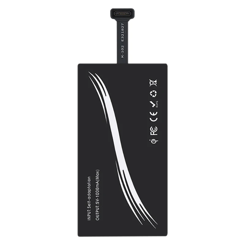 

AYHF-Qi Wireless Charger Type-C Universal Charging Receiver For Huawei P20 Pro P10 Plus Xiaomi Mi8 Mi6 For USB Type C