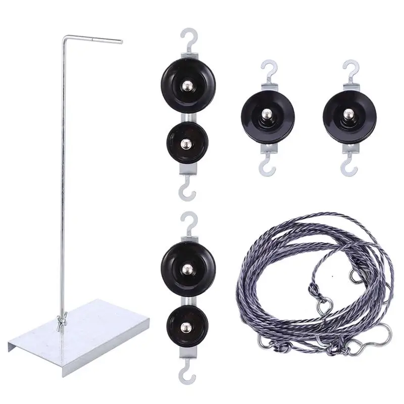 

1 компл. Блок шкива физика эксперименты держатель веревочный механизм шкив блок