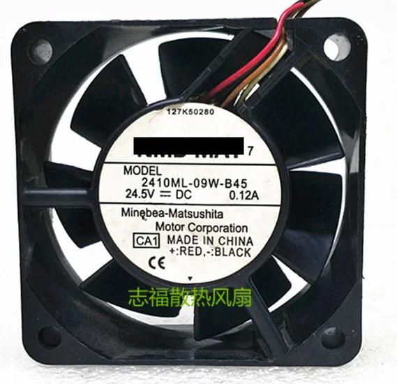 Новый оригинальный 2410ML-09W-B45 6CM6025 24,5 в 0.12A инверторный копировальный вентилятор