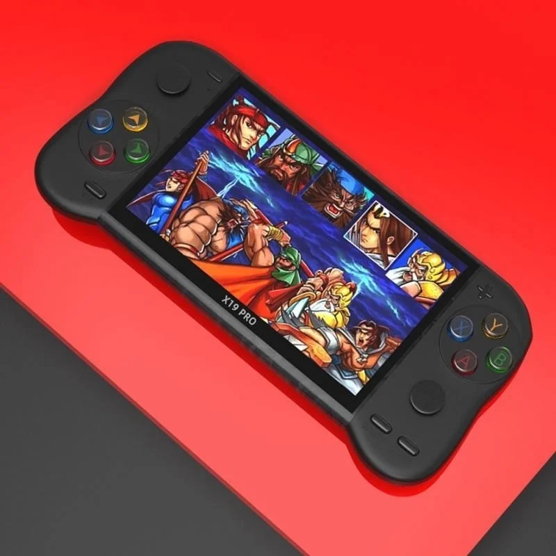 

X19 Pro Retro Handheld Video Game Console 5.1-inch TFT Screen Built-in 6800+Classic Games Dual Joystick Portable Game Players