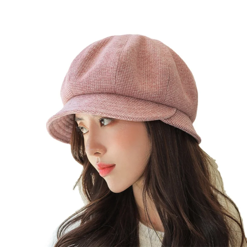 

2022 new high quality solid color women's hat