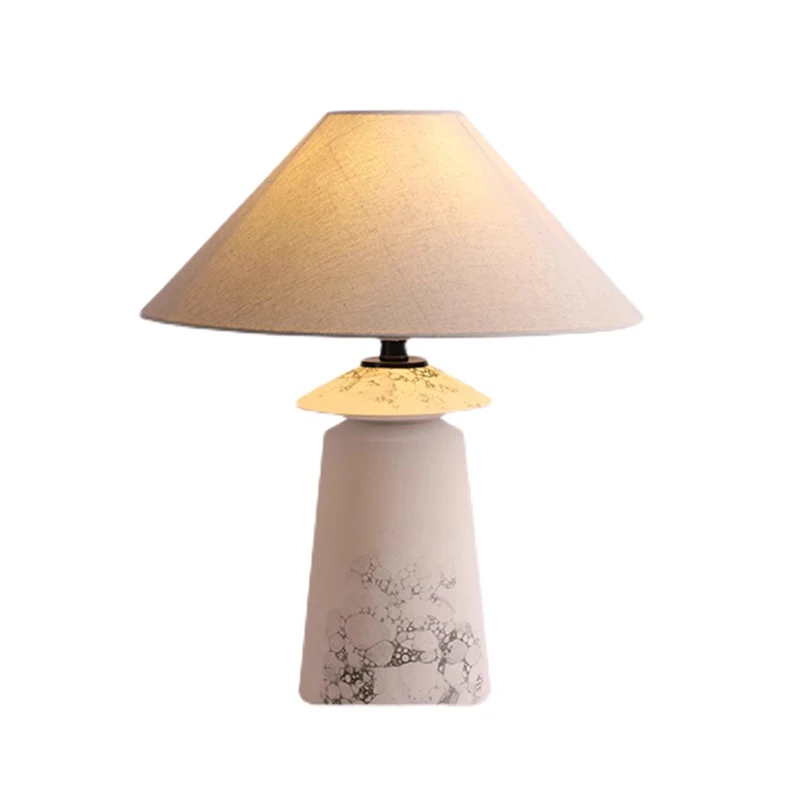 Японская ваби-саби ретро керамическая настольная лампа светодиодная E27