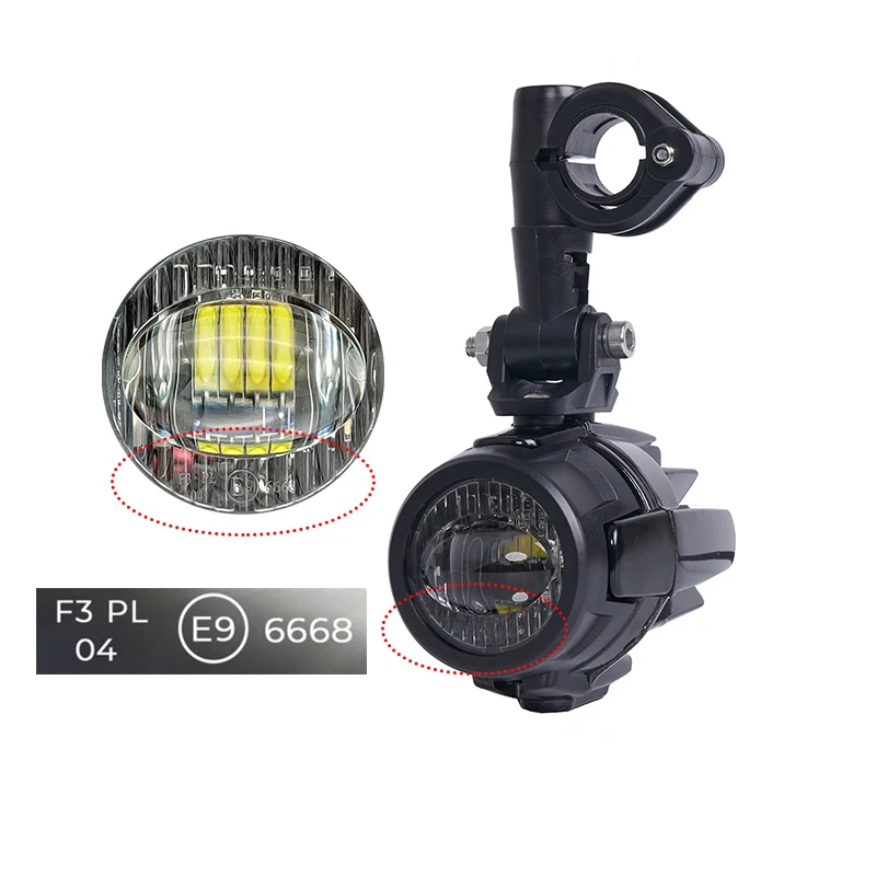 Фото Светодиодная противотуманная фара 40 Вт для мотоциклов BMW R1200GS R1250GS ADV F800GS K1600 Honda CRF1000L SUZIKU №2