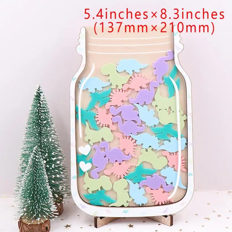 

1piece-Kids Reward Jar With Star Dinosaur, Classroom Reward Jar With Tokens(25pcs), Chore Chart, Gifts For Kids