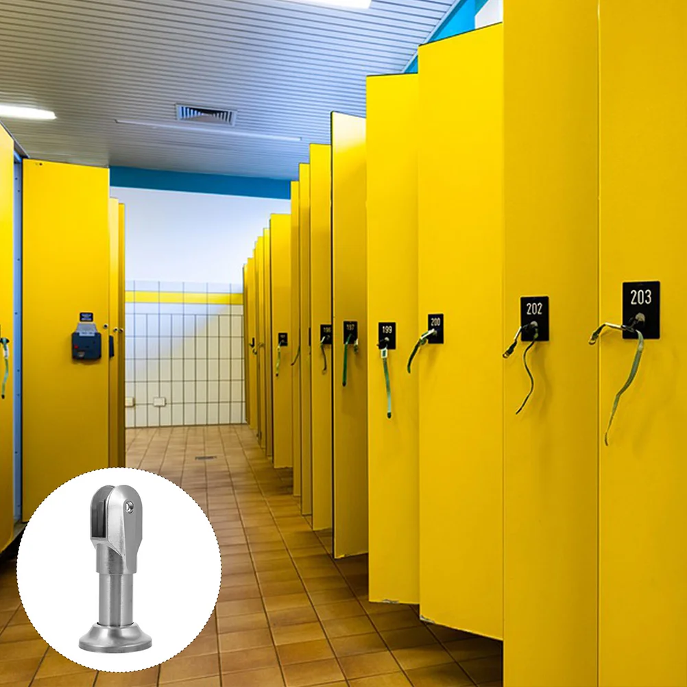 

Toilet Partition Support Foot U-shaped Restroom Partition Bracket Stainless Steel Toilet Partition Rack