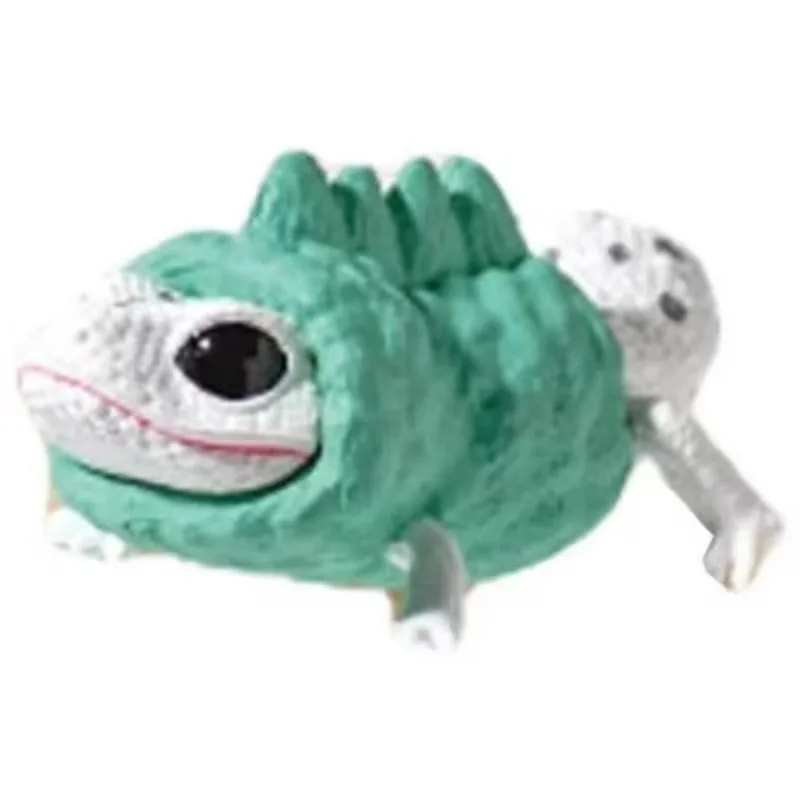 Маленькая пижамная кукла геккон витое яйцо милая форма ящерица толстый хвост