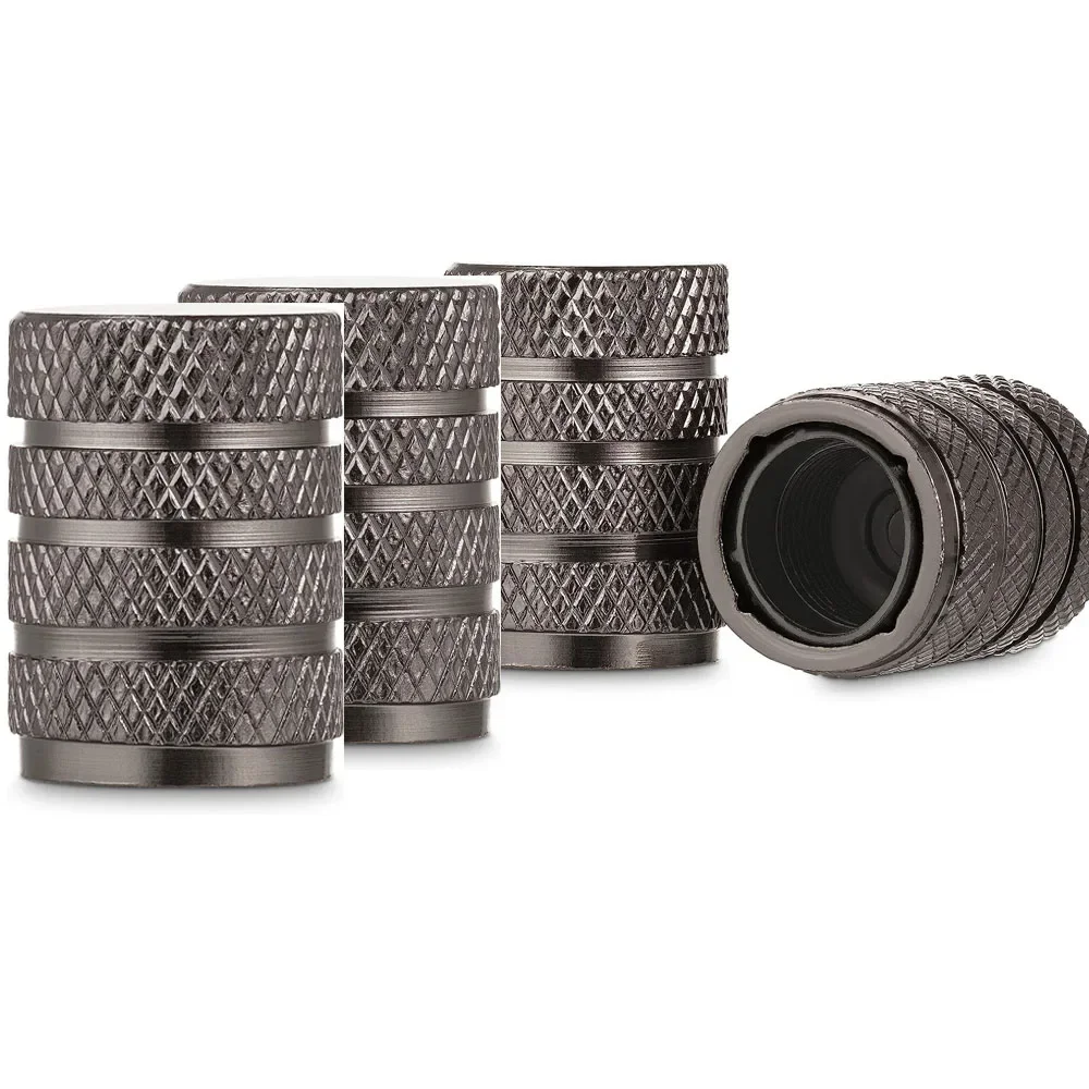 Колпачки для штока клапана шины, 4 шт., алюминиевые колпачки для клапанов шин, устойчивые к коррозии крышки для автомобилей, грузовиков, мотоциклов, внедорожников и велосипедов