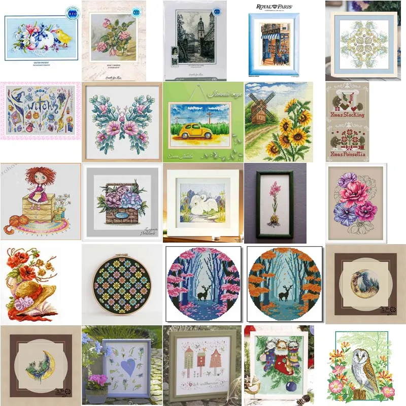 

Cross Stich Embroidery set Electronic drawing Cross Stich Geometry Needlework PDF by Email