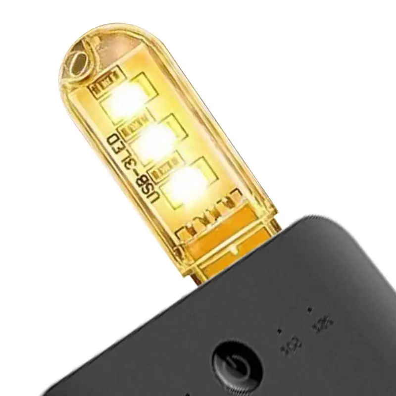 

LED Night Light Plug In Portable Home USB Atmosphere Lights LED Toilet Bedroom Lights USE Lights Bulb For Bathroom Car Nursery