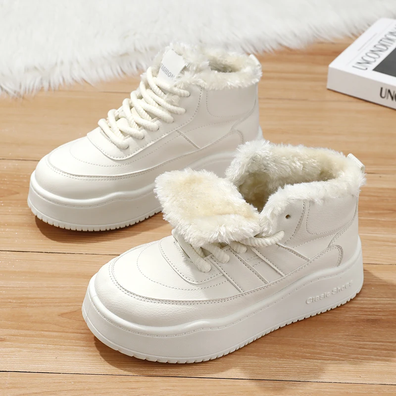 Новые зимние женские сапоги для снежной погоды мягкие удобные теплые