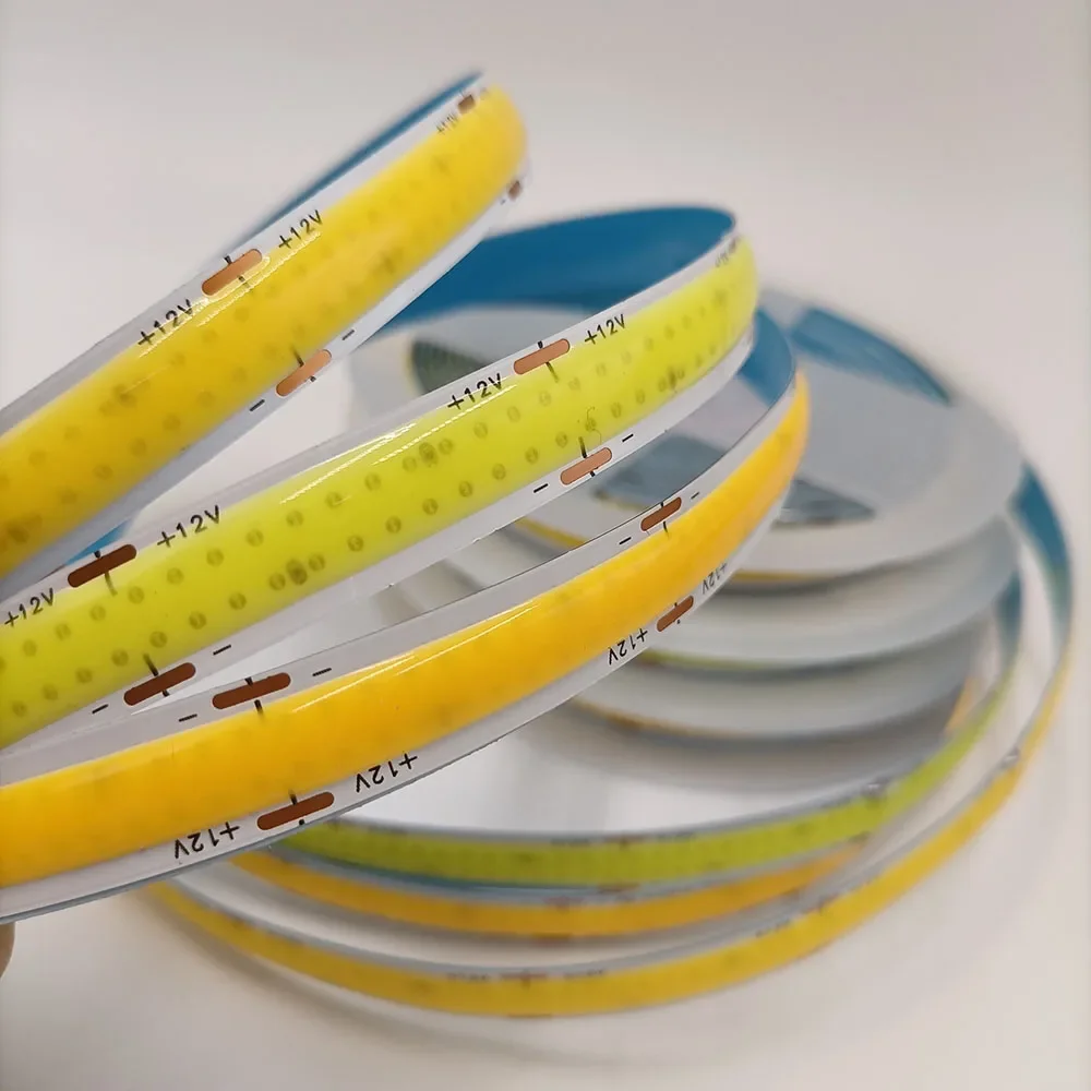 IP68 Водонепроницаемая светодиодная неоновая лента COB 12 В 24 постоянного тока 612